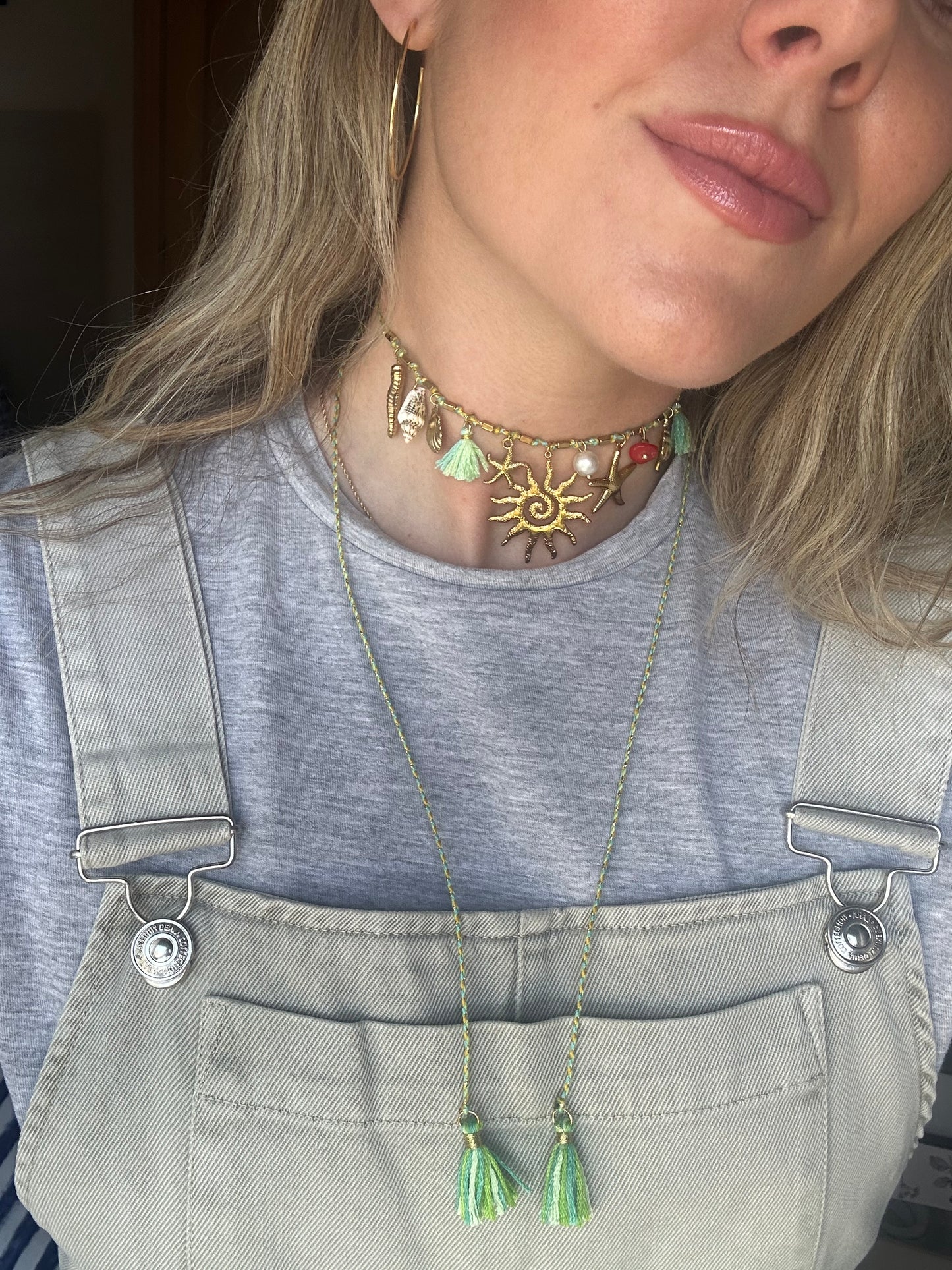 Choker sol tela y acero