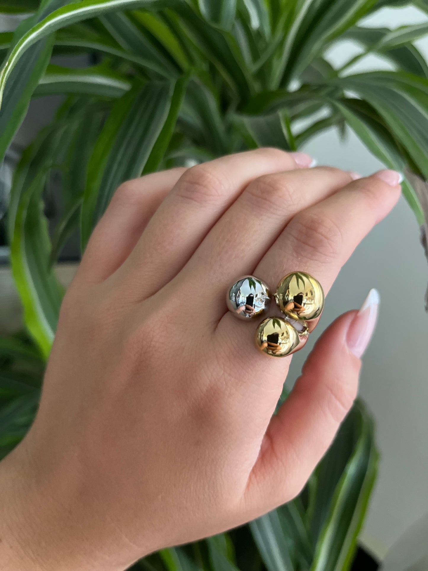Anillo bicolor