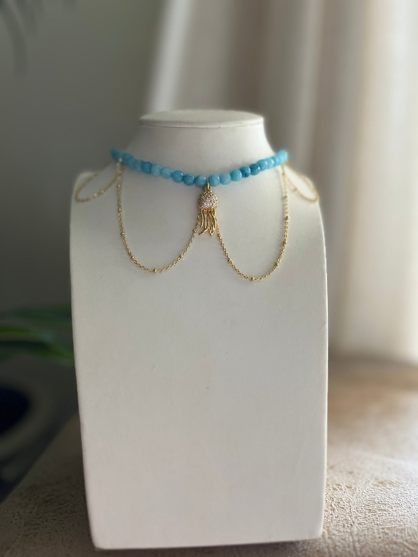 Choker medusa cristal