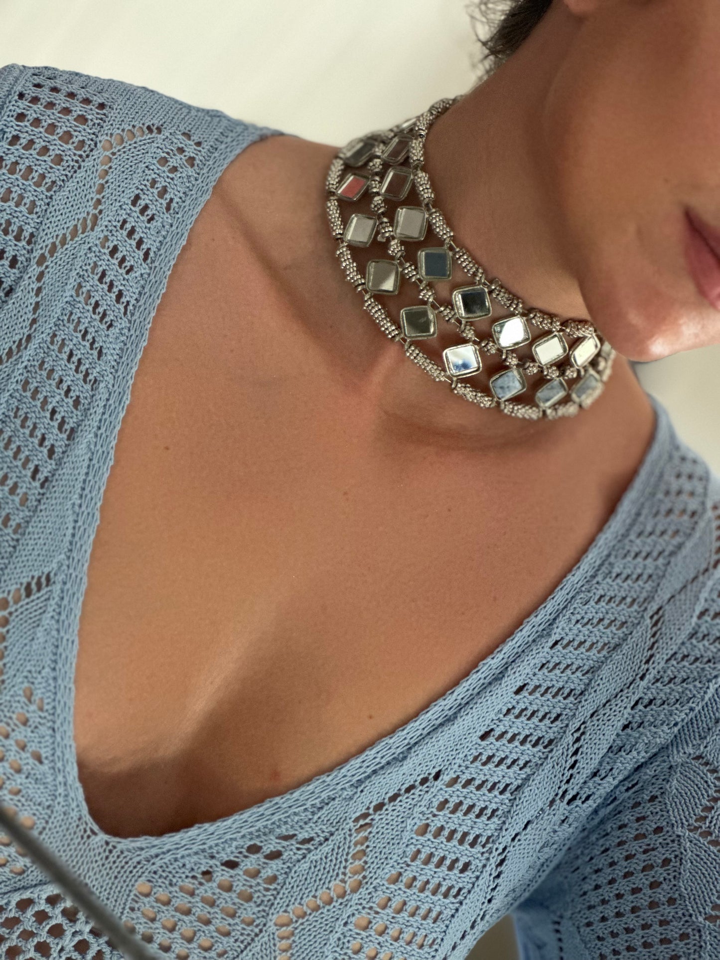 Choker Solange plata