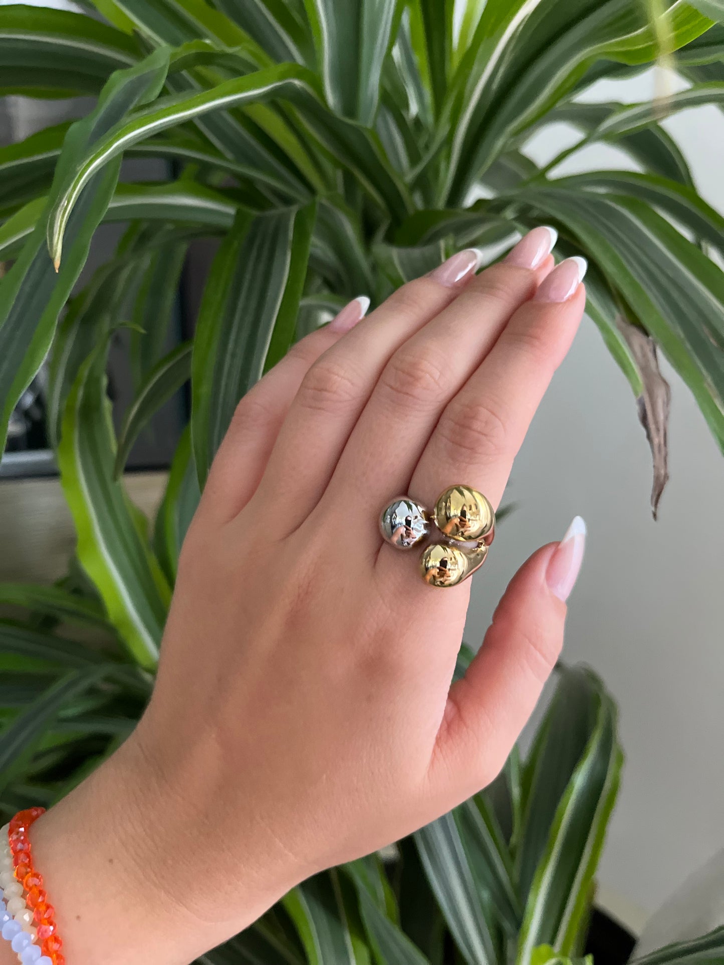 Anillo bicolor
