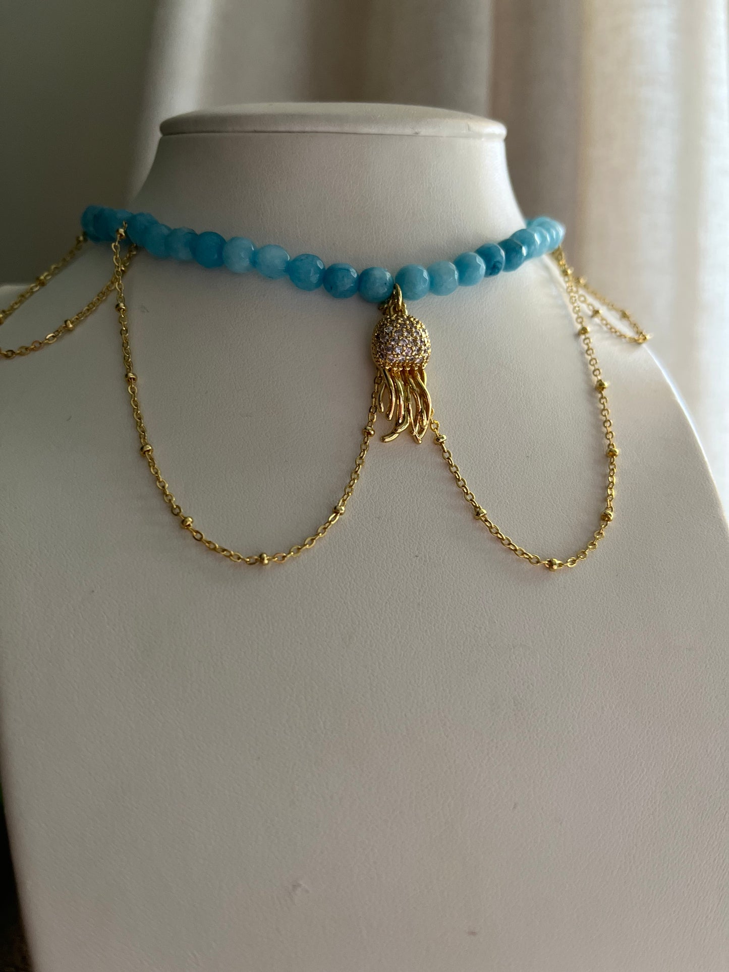Choker medusa cristal