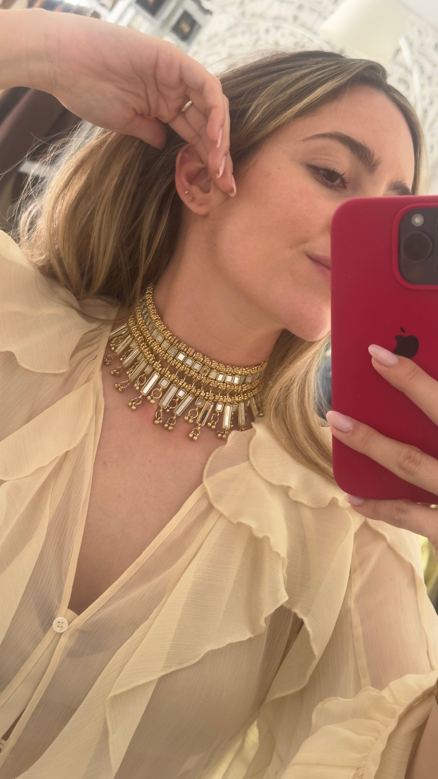 Choker flexible multi espejos