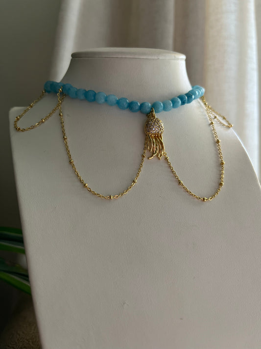 Choker medusa cristal
