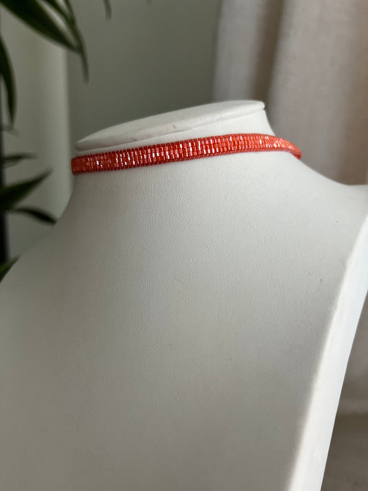 Choker cristal fino
