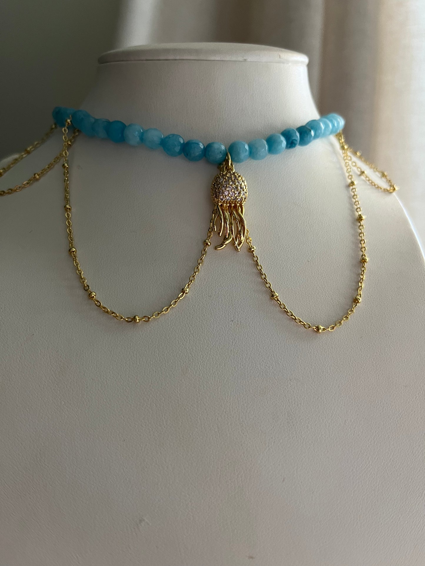 Choker medusa cristal