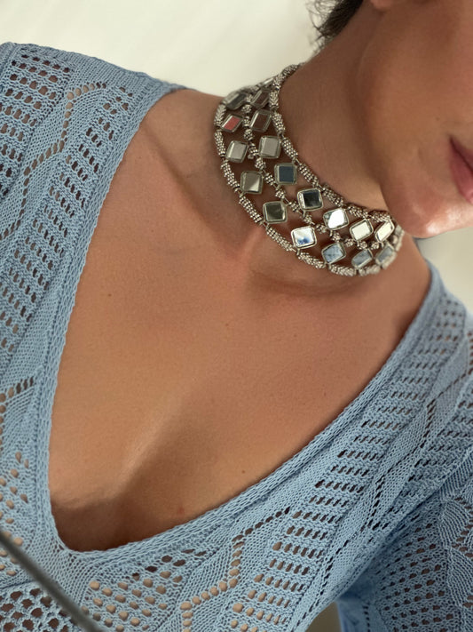 Choker Solange plata