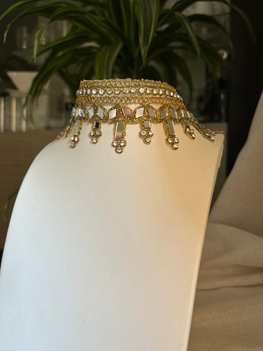 Choker tela espejos