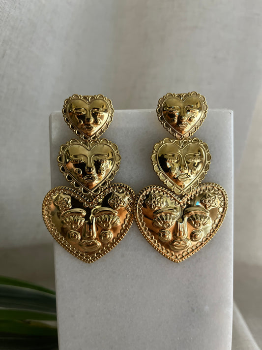 Pendientes Maxi corazón